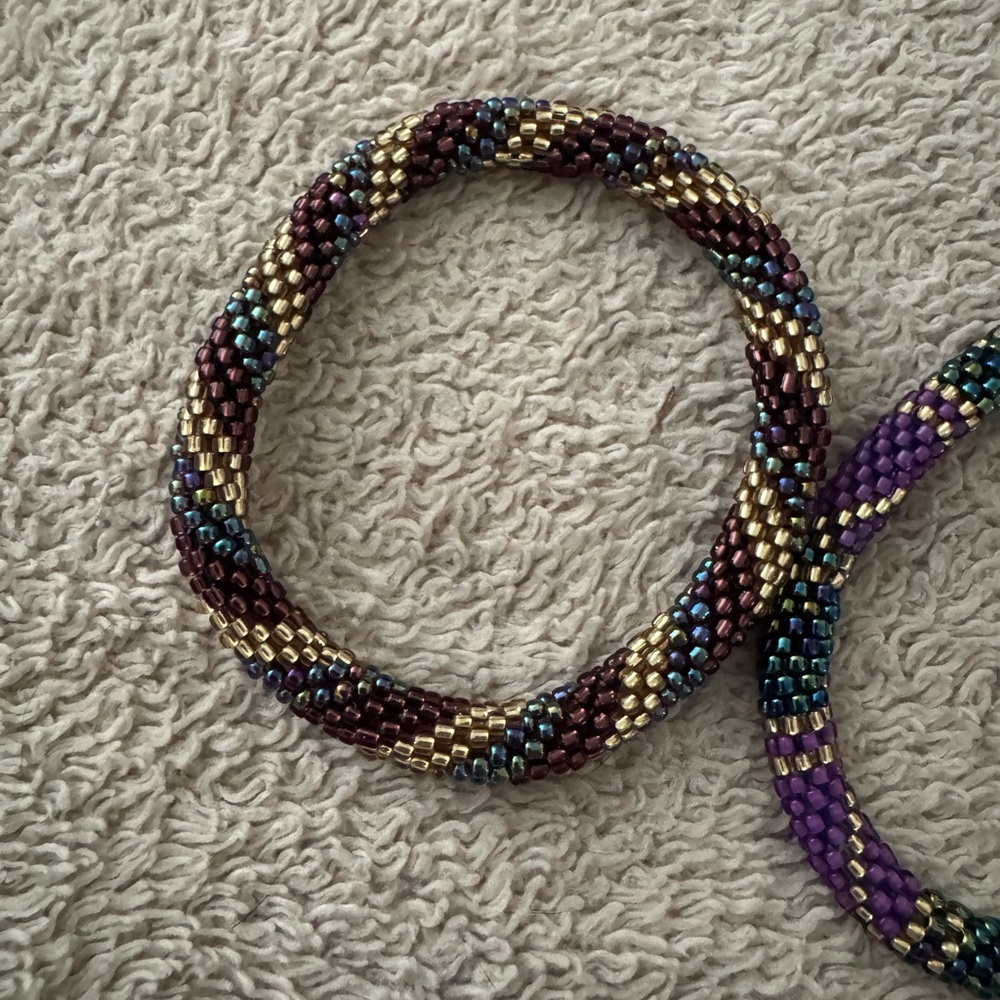 Colorful Beaded Bracelets Set - Picture 4 of 4